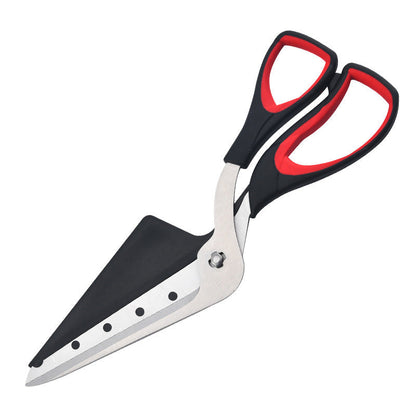 🍕 Multifunksjonelle Pizza Sakser med Avtakbart Blad & Mykt Håndtak – Klipp & Server Pizzaen Rett fra Pannen! 🔪 Allsidig Kjøkkenverktøy – Perfekt for Pizza, Kaker & Mer. 🧼 Enkel å Rengjøre