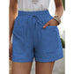 🔥 50% RABATT! Høy Midje & Vide Ben Shorts for Kvinner – Elastisk Linning & Myk Bomullsblanding! 👖 Komfortable & Stilige – Perfekt for Hverdag, Trening & Reiser. 🎨 10 Farger & Størrelser S-5XL