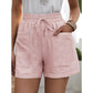🔥 50% RABATT! Høy Midje & Vide Ben Shorts for Kvinner – Elastisk Linning & Myk Bomullsblanding! 👖 Komfortable & Stilige – Perfekt for Hverdag, Trening & Reiser. 🎨 10 Farger & Størrelser S-5XL