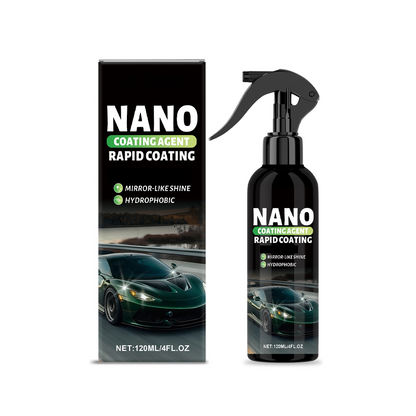 🔥 50% RABATT! Rapid Nano-Keramisk Bilbelegg Spray – Skap En Vannavvisende & Glansfull Overflate på Minutter! ✨ Beskytter Mot UV-stråler, Syreregn & Veisalt – Gir Langvarig Glans. 🧴 120ml – Enkel Spray & Tørk