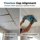 🔨 Arbeidsbesparende Gipsplatestøtte – Mester Takinstallasjoner Alene! 🛠️ Holder Plater Sikkert & Sikrer Perfekte Gap – Unngår Fremtidige Sprekker. 💪 Lett & Slitesterk PVC – Perfekt for Profesjonelle & Gjør-Det-Selv.