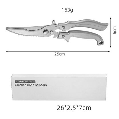 🍗 Kraftige Kjøkkensaks for Fjærkre – Kutter Bein & Leddbånd Uten Anstrengelse! 🔪 Premium Smidd Stål – Langvarig Skarphet & Rustbestandig. 🥩 Allsidig Verktøy – Perfekt for Fisk, Kjøtt & Grønnsaker.