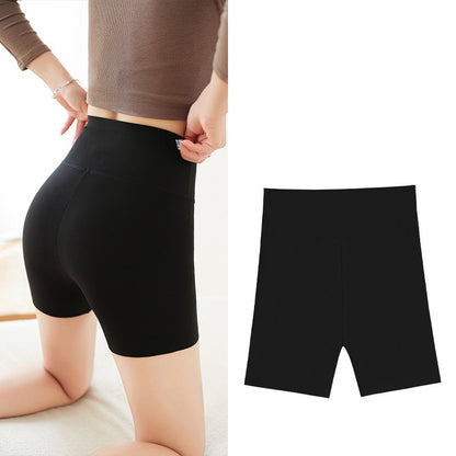 👗 Sømløse Høy-Midje Slipshorts for Kvinner – Tummy Control & Rullefri Komfort! ✨ Myk & Pustende Nylon/Spandex – Føles Som En Andre Hud. 🩳 Perfekt under Kjoler & Bukser
