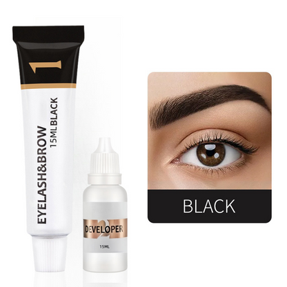 👁️ Profesjonelt Fargesett for Vipper & Bryn – Holder i 45–60 Dager! ✨ Vanntett & Smudgesikker – Perfekt for Hverdag & Trening. 🎨 3 Naturlige Nyanser – Dekker Grå Hår & Gir Et Ungdommelig Utseende.