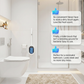 🚽 Berøringsfritt Engangs Toalettbørstesett – Hygienisk Rengjøring Uten Kliss! ✨ Forhåndsdosert Rengjøringsmiddel i Børstehodet – Knappetrykk for Enkel Avfallskasting. 🧼 Fleksibelt Hode – Rensker Under Kanten.