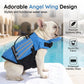 🥳2026 HETSALG🥳💞OVER 50 000 SOLGT!🐕👼 50% RABATT! Reflekterende englevinge-redningsvest for hund – høy oppdrift, raskt redningshåndtak og pustende netting. Reflekterende striper for kveldssvømming. Trygg og søt! 🌊✨