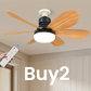 💡 2-i-1 Smart Takvifte med Lys – Kjølner & Lyser Opp Uten Komplisert Installasjon! 🌀 Stille Motor & Tre-design Vinger – Perfekt for Soverom & Kontor. 🔌 Enkel E27-pære Montering
