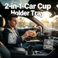🚗 Bil Cup-Holder Utvider med Tray – Gjør Bilen til En Spiseplass på Sekunder! 🍔 Stabil & Sklisikker – Perfekt for Drive-Thru & Langturer. 📱 Ekstra Oppbevaring for Snacks & Telefon – Enkel Montering Uten Verktøy.