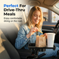 🚗 Bil Cup-Holder Utvider med Tray – Gjør Bilen til En Spiseplass på Sekunder! 🍔 Stabil & Sklisikker – Perfekt for Drive-Thru & Langturer. 📱 Ekstra Oppbevaring for Snacks & Telefon – Enkel Montering Uten Verktøy.
