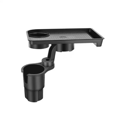 🚗 Bil Cup-Holder Utvider med Tray – Gjør Bilen til En Spiseplass på Sekunder! 🍔 Stabil & Sklisikker – Perfekt for Drive-Thru & Langturer. 📱 Ekstra Oppbevaring for Snacks & Telefon – Enkel Montering Uten Verktøy.