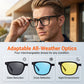 🧲 Magnetiske 3-i-1 Briller – Solbriller & Lesebriller i Ett! ✨ Bytt Enkelt Mellom Stiler med Magnetklips. 🕶️ Perfekt for Bilkjøring & Hverdagsbruk