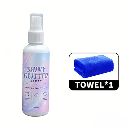 🥳2026 HETSALG🥳💞OVER 50 000 SOLGT!✨💎 50% RABATT! Glitterspray for kropp og hår – mikropartikler uten klissete rester. Trygt for stoff og hår. FANG LYSET HELE DAGEN! 👗✨