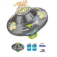 🛸 50 % RABATT I BEGRENSET TID! 💥 Smart roterende UFO-boblemaskin – 360° rotasjon, RGB-lys, unngåelse av hindringer ✨