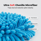 🧹 50% RABATT! Chenille Spin Mopp Topp Erstatning – Myk & Sugende for Tørr- & Våtrengjøring! ✨ Fanger Støv & Dyrehår – Maskinvaskbar & Slitesterk. 🔄 Enkel Montering