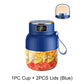 🥤 Bærbar Gjenoppladbar Blender for Frukt & Grønnsaker – 2600mAh Batteri & 600ml Kapasitet! ⚡ 2-i-1 Lokk: Miks & Drikk Direkte – Perfekt for Smoothies på Farten. 🔋 16.000–20.000 RPM