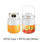 🥤 Bærbar Gjenoppladbar Blender for Frukt & Grønnsaker – 2600mAh Batteri & 600ml Kapasitet! ⚡ 2-i-1 Lokk: Miks & Drikk Direkte – Perfekt for Smoothies på Farten. 🔋 16.000–20.000 RPM