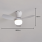 💡 50% RABATT! Takvifte med LED-belysning & Fjernkontroll – Kjølig Breeze & Justerbart Lys i Ett! ✨ Nedfellbare Blader med Vinkeljustering – Perfekt for Stue & Soverom. 🔋 Energieffektiv LED