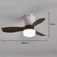 💡 50% RABATT! Takvifte med LED-belysning & Fjernkontroll – Kjølig Breeze & Justerbart Lys i Ett! ✨ Nedfellbare Blader med Vinkeljustering – Perfekt for Stue & Soverom. 🔋 Energieffektiv LED