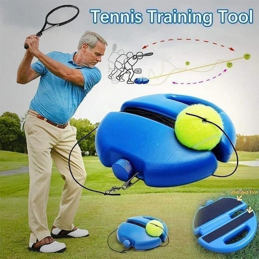 🎾 50% RABATT! Tennis Trener / Ballmaskin – Forbedre Slaget Ditt Uten Partner! 💪 Fyll Basen med Vann – Stabil & Bærbar. 🔄 Ballen Kommer Alltid Tilbake – Perfekt for Nybegynnere & Profesjonelle.