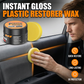 🚗 Multifunksjonell Bilplast Restorer Voks – Gjenskinn & Beskytt Slitte Plastoverflater! ✨ UV-Beskyttelse & Vannavvisende – Perfekt for Interiør & Eksteriør. 🧽 Inkludert Applikatorsvamp