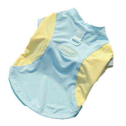 🐶 Abbigliamento estivo traspirante per cani – fresco, leggero e perfetto per le passeggiate sotto il sole! ☀️👕