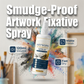 🥳2026 STORT SALG🥳💞Over 50 000 solgt!🎨🖌️ 50 % RABATT! Raskt tørkende fikseringsspray – beskytter kull og pastell mot utsmøring. Ekstra fin tåke, ingen drypp. Matt overflate, fargene holder seg ekte! 🛡️✨
