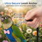 🦜 Sikker Parrot Flight Sele med Line – Pustende Mesh-stoff & Lettvekt Design! ✨ Trygg Utendørs Trening & Tilbringning – Perfekt for Papegøyer. 🔗 Rustfri Krok