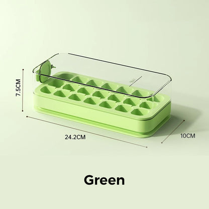 🧊 Food-Grade Press-Type Isbitbrett – 21 Store Isbiter & Lekkasjesikker Forsegling! ✨ Blokkerer Fryserlukt – Perfekt for Cocktails & Iskaffe.