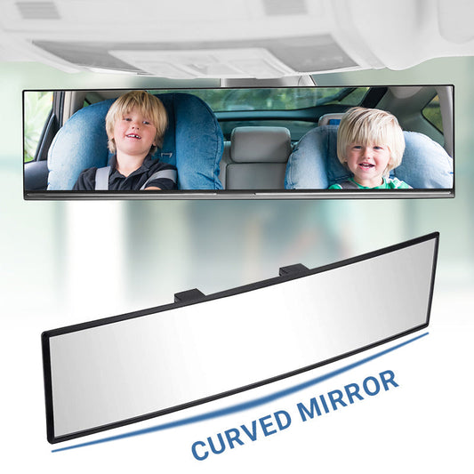 🚗 50% RABATT! Bred Buet Bakspeil for Biler – Utvidet Panoramautsikt & Reduserer Døde Vinkler! ✨ Enkel Montering – Passer de Fleste Biler, SUV & Varebiler. 🔄 270/300mm Størrelse