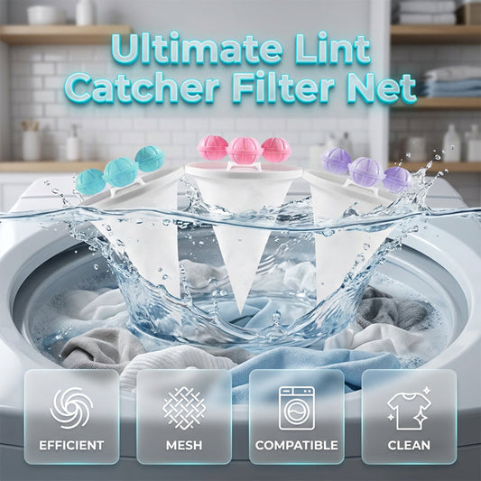 🧺 Flytende Vaskemaskin Lo-fanger – Fanger Hår & Lo Under Vask! ✨ Ultrafint Nett – Holder Klærne Rene & Myke. 🔄 Enkel Å Tømme & Rense – Perfekt for Toppmatere.