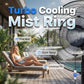 💧 50% RABATT! Instant Cooling Mist Ring – Bærbar Tåkedusj for Forfriskning Overalt! ✨ Perfekt for Varme Dager, Trening & Utendørs. 🔄 Gjenbrukbar