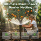 🛡️ Plante Insektsvern Nett – 360° Beskyttelse mot Skadedyr & Fugler! ✨ Slipper Gjennom Lys & Regn – Perfekt for Frukttrær & Busker. 🌱 Snorlukking i Bunnen