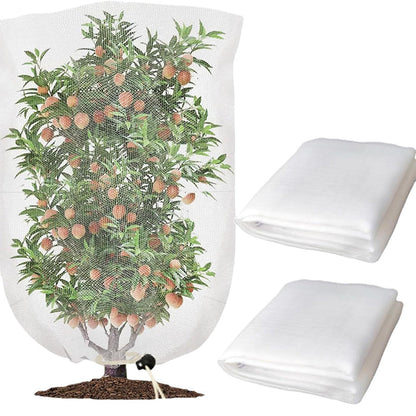 🛡️ Plante Insektsvern Nett – 360° Beskyttelse mot Skadedyr & Fugler! ✨ Slipper Gjennom Lys & Regn – Perfekt for Frukttrær & Busker. 🌱 Snorlukking i Bunnen