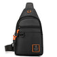 🎒50% RABATT! Vanntett skulderveske med flere lommer & hodetelefonutgang