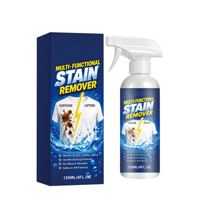🧼 Multifunksjonell Flekkfjerner Spray – Fjerner Gjenstridige Flekker Uten Blekemiddel! ✨ Skånsom Mot Stoff – Perfekt for Klær & Tekstiler. 🧴 120ml – Kjøp 3 for 10% Ekstra Rabatt! 👕