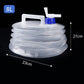 💧 Sammenleggbar Vannbeholder med Krane – Plassbesparende for Camping & Tur! ✨ Brettes Helt Flat – 3–15L Størrelser. 🚰 Lekkasjesikker Krane