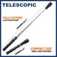 🧲 Magnetisk multifunksjonell teleskoplampe – uttrekkbar 56 cm, 🔦 fleksibel 360° hals, superlys LED ✨ – Ideell for DIY, bil og utendørsbruk 🔧🏕️