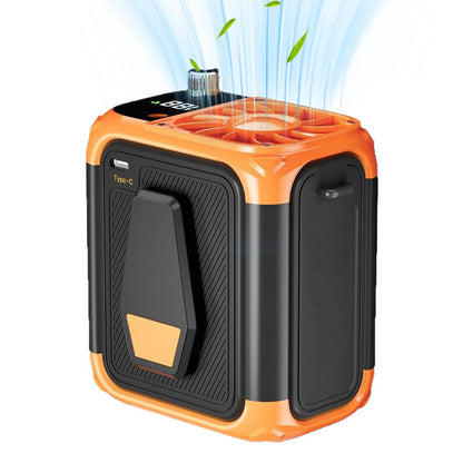 💨 50% RABATT! Bærbar Livremvifte – 32 Timers Kjøling & 150 Hastigheter! 🔋 12000mAh Batteri – Lader Også Telefonen. 🌪️ Turbo Vifte – Kjøler Ned 23°C.