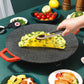 🍳 700W Ikke-klebende Elektrisk Innendørs Grillpanne – 11" Stekeflate & 5 Temperaturinnstillinger! ✨ Røykfri Steking – Perfekt for Biff, Grønnsaker & Paninis. 🧼 Lett Rengjøring