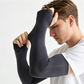 ☀️ Menns Kjølende Høyelastiske Armmuffer – Blokkerer 99% UV-stråler! ✨ Øyeblikkelig Kjøling – Pustende & Svetttransporterende. 💪 Perfekt for Løping & Sykling