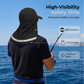 🧢 Reflekterende Nakke Solskjerm Hatt – UV-beskyttelse & Høy Synlighet! ✨ Kjølende & Pustende Stoff – Perfekt for Fiske, Hiking & Hagearbeid. 🌞 Forlenget Nakkedel – Kjøp 3 for 10% Ekstra Rabatt! 🏞️