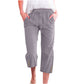 👖 Damer Ensfargede Bomull-Lin Capribukser – Justerbar Snøring & Dype Lommer! ✨ Myk & Lett – Perfekt for Hverdag & Avslapning. 🌿 6 Størrelser & 5 Farger – Kjøp 3 for 10% Ekstra Rabatt! 🛍️
