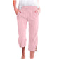 👖 Damer Ensfargede Bomull-Lin Capribukser – Justerbar Snøring & Dype Lommer! ✨ Myk & Lett – Perfekt for Hverdag & Avslapning. 🌿 6 Størrelser & 5 Farger – Kjøp 3 for 10% Ekstra Rabatt! 🛍️