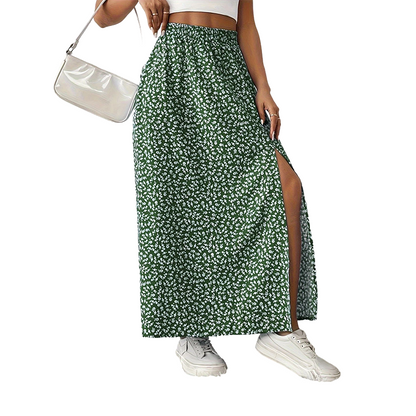 🌺 Ditsy Blomster Høy-Midje Splittskjørt – Elegant & Forlengende Silhouett! ✨ Lett & Pustende Stoff – Perfekt for Sommervær. 🌸 6 Farger & Størrelser S-2XL – Kjøp 3 for 10% Ekstra Rabatt! 👗