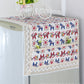 🧺 Bomull-Lin Kjøleskap Støvtrekk med Lommer – Dekorativt & Praktisk for Hvitevarer! ✨ Mykt Stoff & Kantsøm – Perfekt for Kjøleskap, Vaskemaskin & Sideboard. 📏 2 Størrelser – Kjøp 3 for 10% Ekstra Rabatt! 🏠
