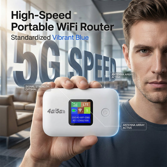 Bærbart 4G/5G LTE mobilt WiFi-hotspot