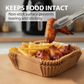 🔥 50 % RABATT! 🍗 Engangs bakepapir for varmluftsovner – non-stick-belegg, varmebestandig, perfekt til Airfryer. 🛡️💨
