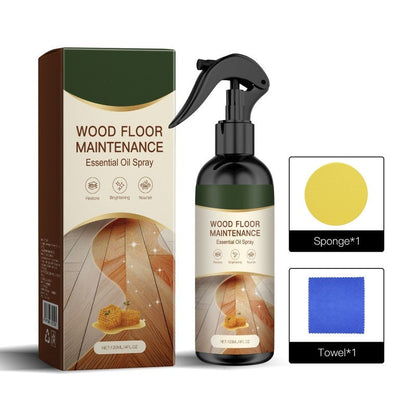 🐝 Naturlig Bivoks Gulvpleie & Fornyelsesspray – Gjenoppretter Glans & Beskytter Treverk! ✨ Nærende Formel – Forsegler & Repellerer Vann. 🧴 120ml – Inkluderer Håndkle & Svamp. Kjøp 3 for 10% Ekstra Rabatt! 🏠