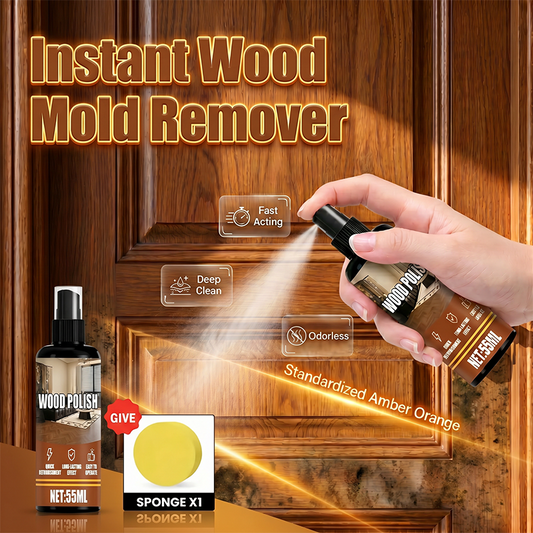 🥳2026 HETSALG🥳💞OVER 50 000 SOLGT!🌲🧴 50% RABATT! Muggfjernerspray for tre – fjerner umiddelbart dype flekker og soppvekst. Trygt for alle overflater. Gjenoppretter treets naturlige åretegning. 💪✨