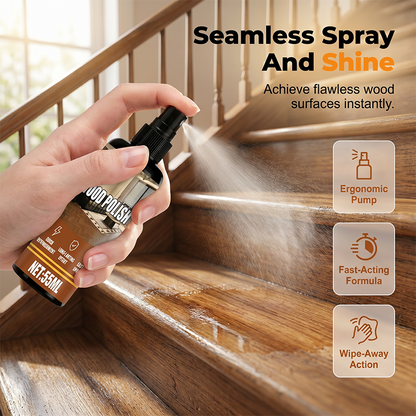 🥳2026 HETSALG🥳💞OVER 50 000 SOLGT!🌲🧴 50% RABATT! Muggfjernerspray for tre – fjerner umiddelbart dype flekker og soppvekst. Trygt for alle overflater. Gjenoppretter treets naturlige åretegning. 💪✨